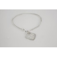 Spiga Chain Bracelet with personalised Charm